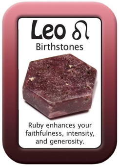 Ruby &mdash; Leo Birthstone